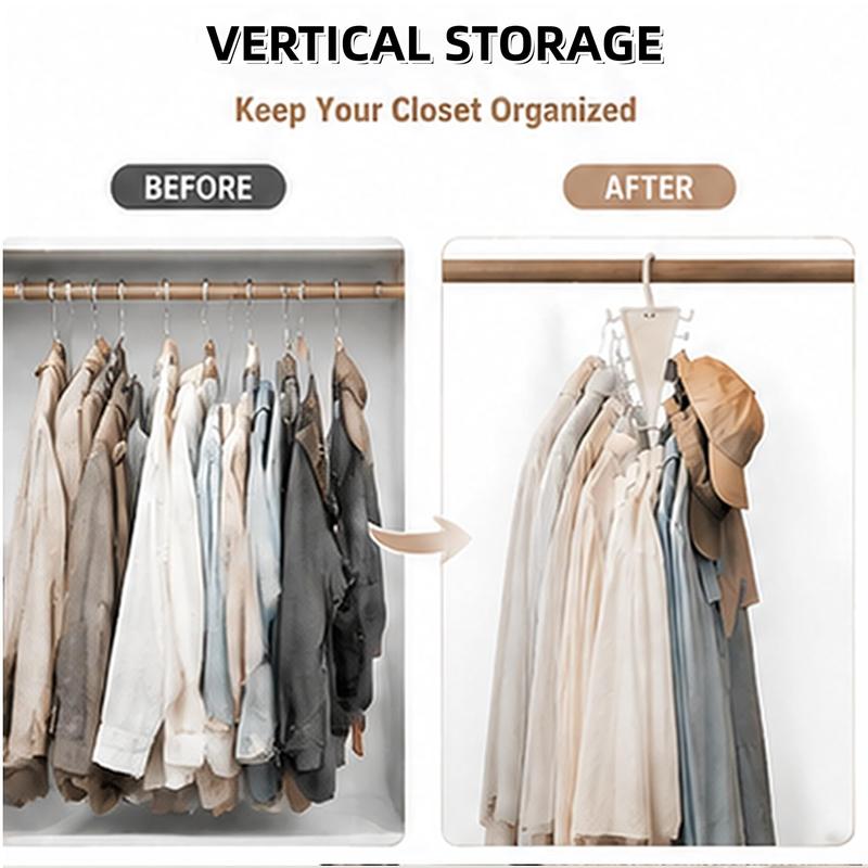 Vestiq™ V Shaped Double-Sided Closet Organizer