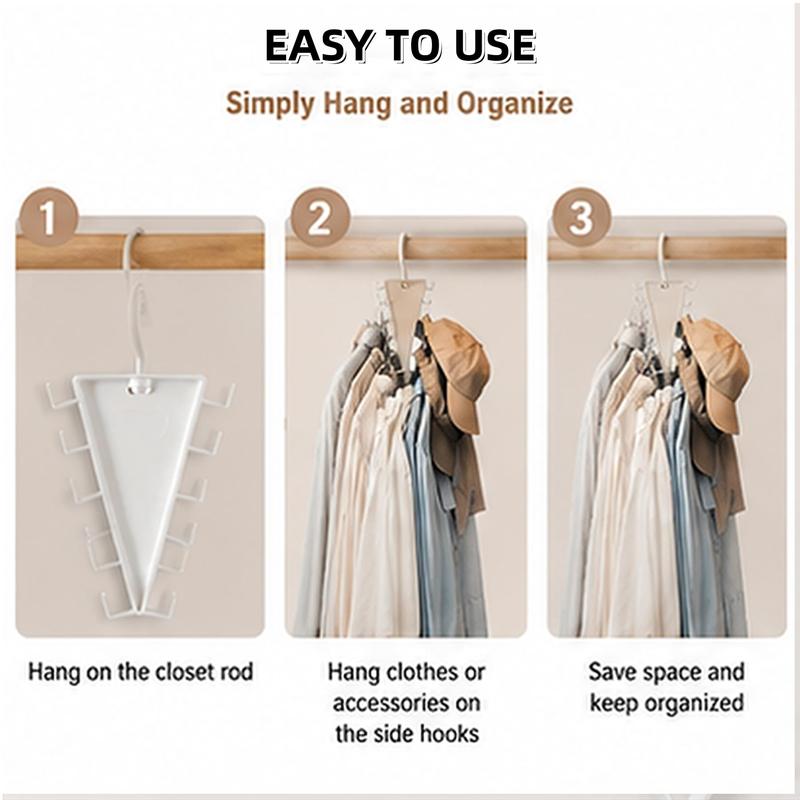 Vestiq™ V Shaped Double-Sided Closet Organizer