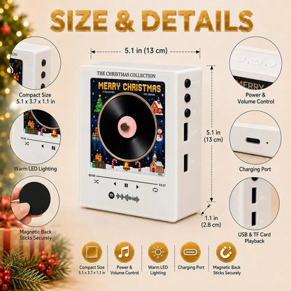 Holiday Vinyl Music Player