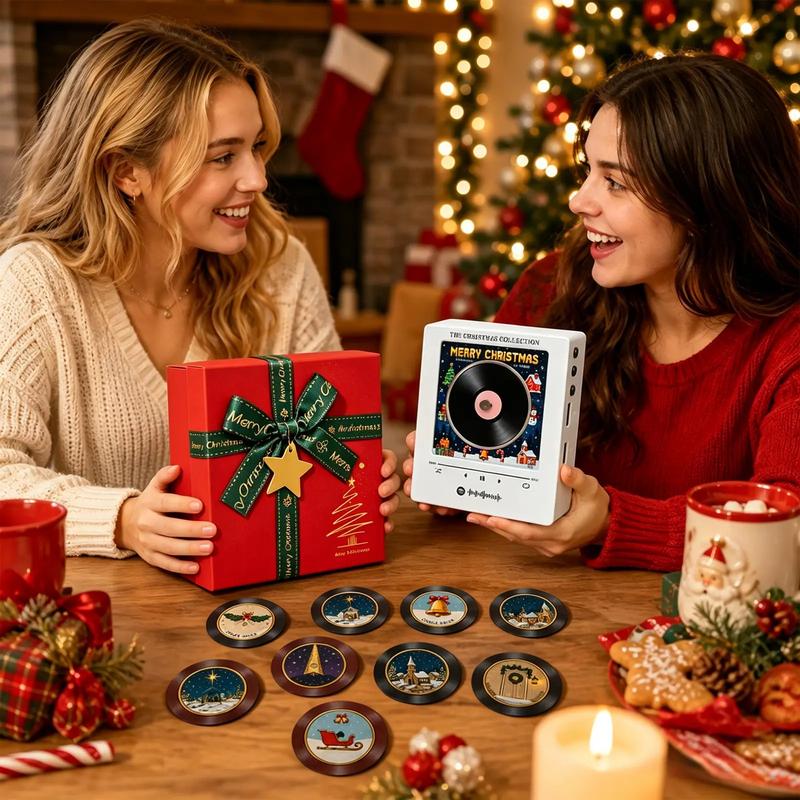 Holiday Vinyl Music Player